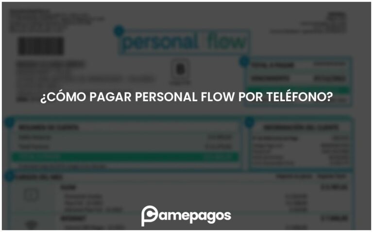 ¿Cómo pagar personal flow por teléfono?