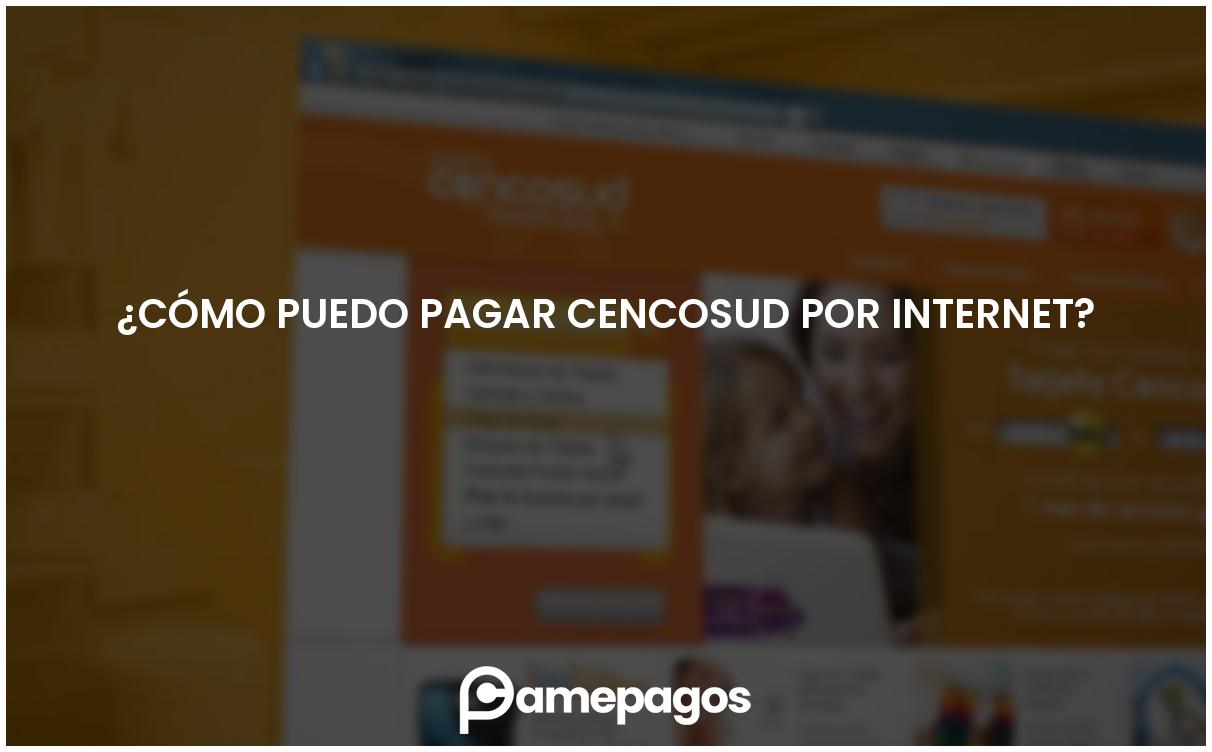 En este momento estás viendo ¿Cómo puedo pagar Cencosud por Internet?