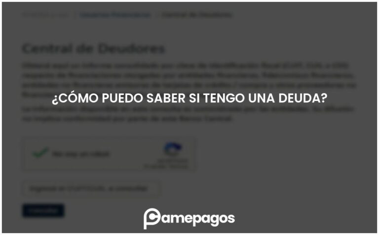 ¿Cómo puedo saber si tengo una deuda?