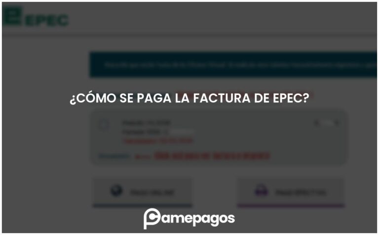¿Cómo se paga la factura de EPEC?