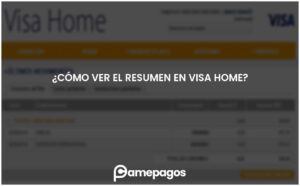 Lee más sobre el artículo ¿Cómo ver el resumen en Visa Home?
