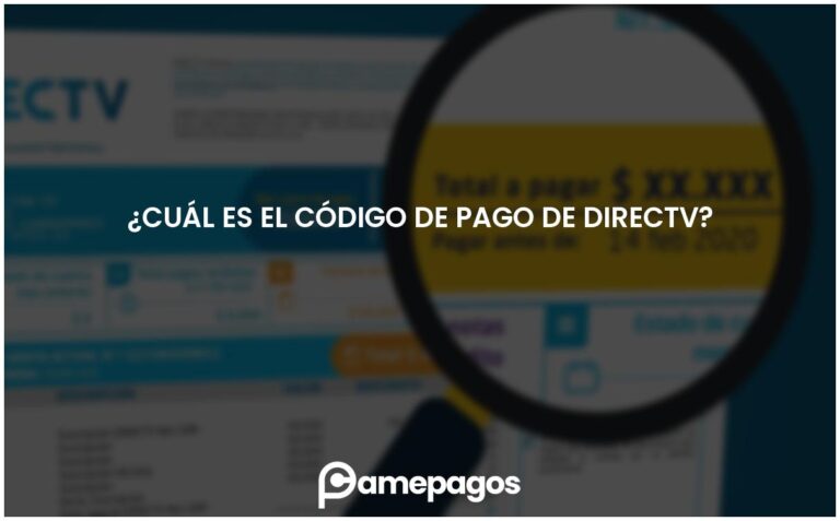 ¿Cuál es el código de pago de DIRECTV?