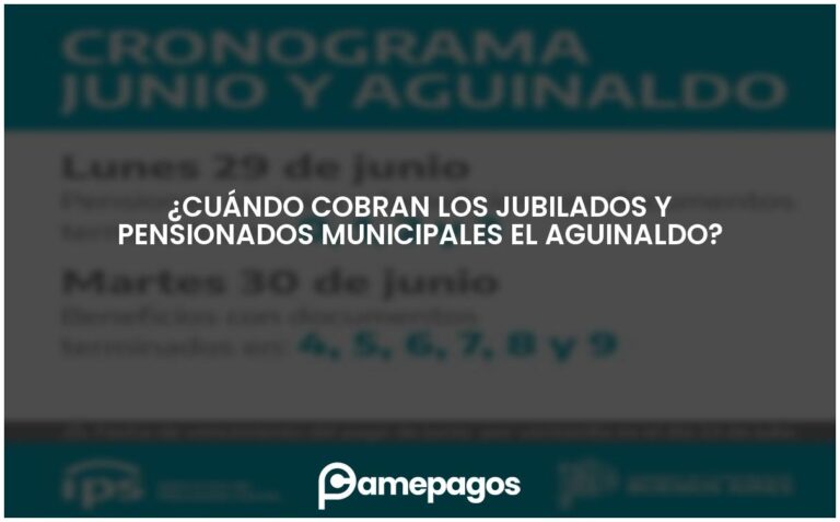 ¿Cuándo cobran los jubilados y pensionados municipales el aguinaldo?