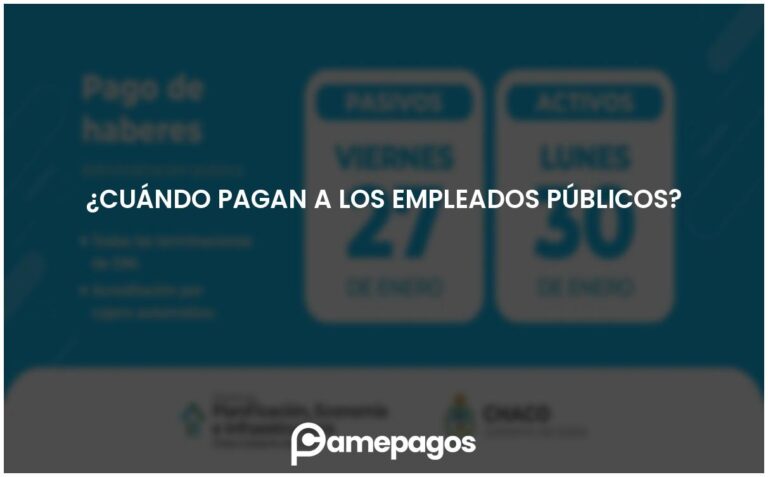 ¿Cuándo pagan a los empleados públicos?