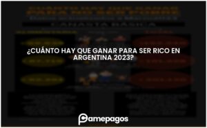 Lee más sobre el artículo ¿Cuánto hay que ganar para ser rico en Argentina 2023?