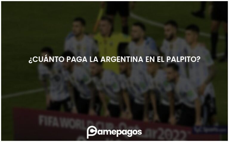¿Cuánto paga la Argentina en el palpito?
