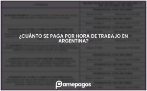 Lee más sobre el artículo ¿Cuánto se paga por hora de trabajo en Argentina?