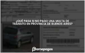 Lee más sobre el artículo ¿Qué pasa si no pago una multa de tránsito en Provincia de Buenos Aires?